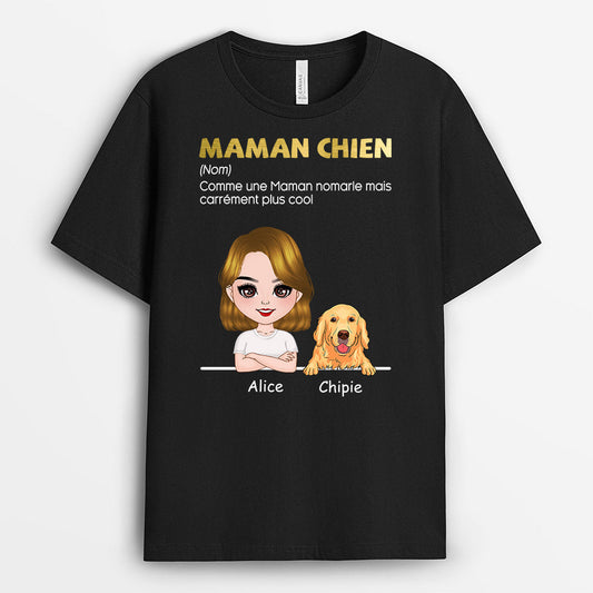 0688AFR2 Cadeau personnalise T shirt Maman Chien Amoureux Des Chiens_7c7afe0c 7d0c 4a61 82a7 1781acef091a