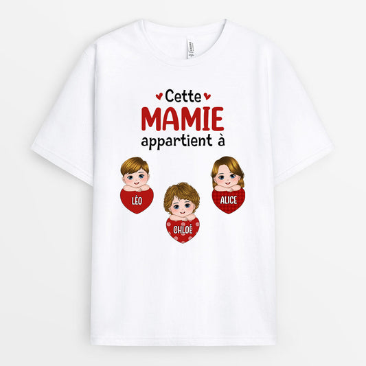 0696AFR1 Cadeau Personnalise T shirt Coeurs Mamie Maman Fetes DesMeres_993c5448 91fe 4a42 a112 882b7140d8ba