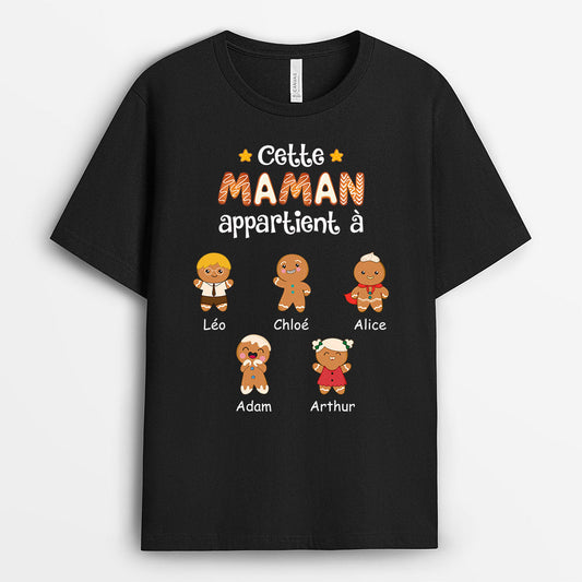 0721AFR2 Cadeau Personnalise T shirt Cookies Petits enfants Maman Mamie_ccbf95d9 53fb 4fea 95e7 584a69fb3df7