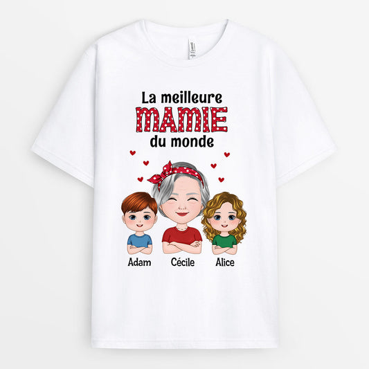 0731AFR1 Cadeau Personnalise T shirt LaMeilleureMamie Maman_e605f0f3 7a2d 4976 ba0a 2efe65fe0dbd