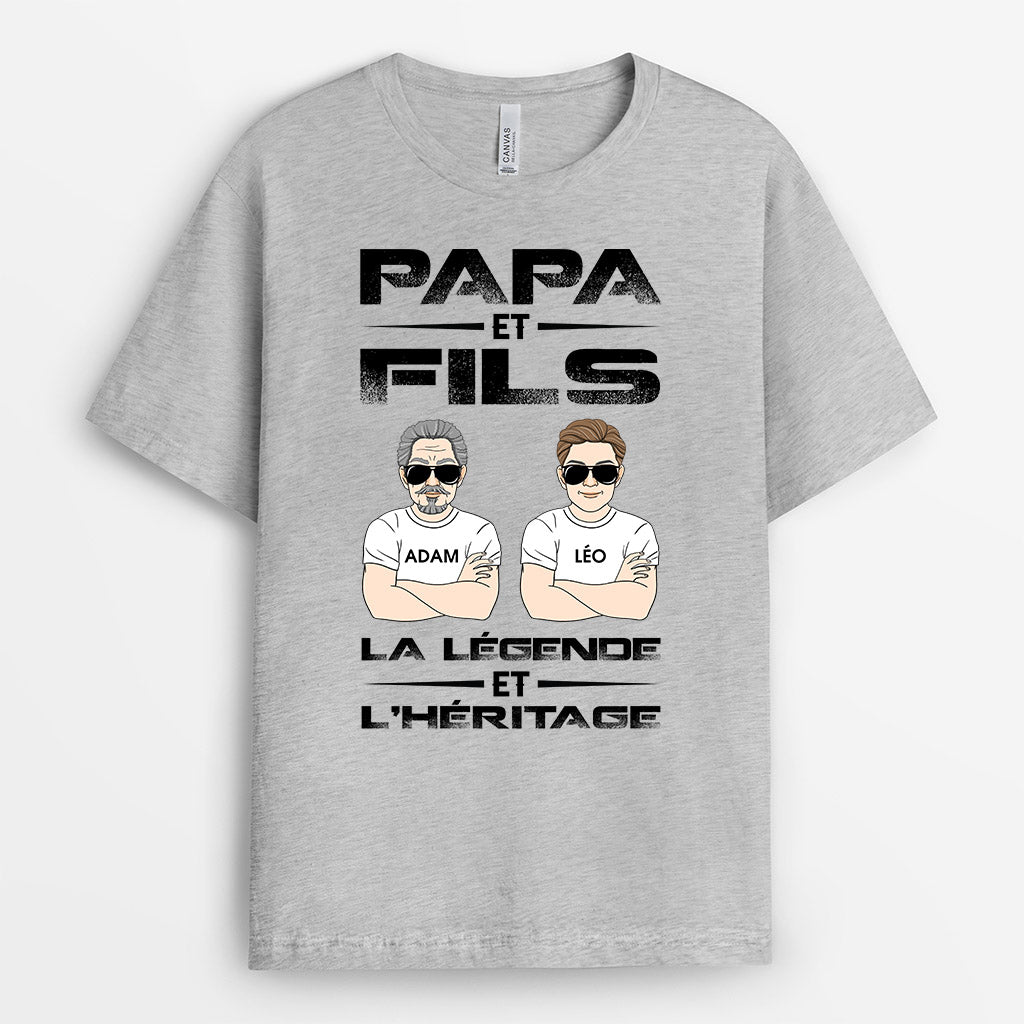 0736Afr1 Cadeau Personnalise T shirt Papa Papi_0a9f7043 d08d 43f0 aa1f d3008babd203