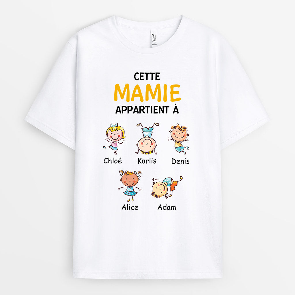 0741Afr2 Cadeau Personnalise T shirt Mamie Maman_5bd78229 a3f3 4f2c 9f07 ef66e67f4a28