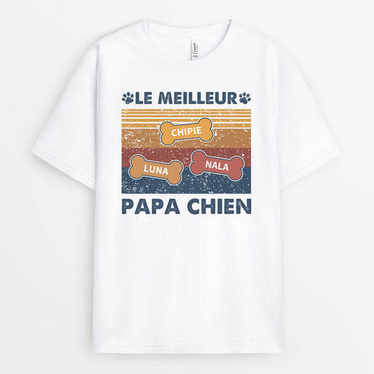 0745Afr2 Cadeau Personnalise T shirt Le Meilleur Papa Chien Amoureux des Chiens_701ccd08 96b6 42ca 9da1 d0e4e244f66b