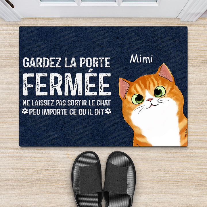 Paillasson drôle chat Wipe Your Paws - Paillassons originaux