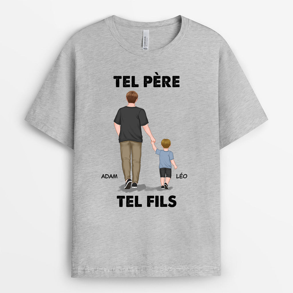 0770AFR2 Cadeau Personnalise T shirt Papa Fille Papa Papi_06c63ffa 4cf7 480d b955 ba82d518e1e8