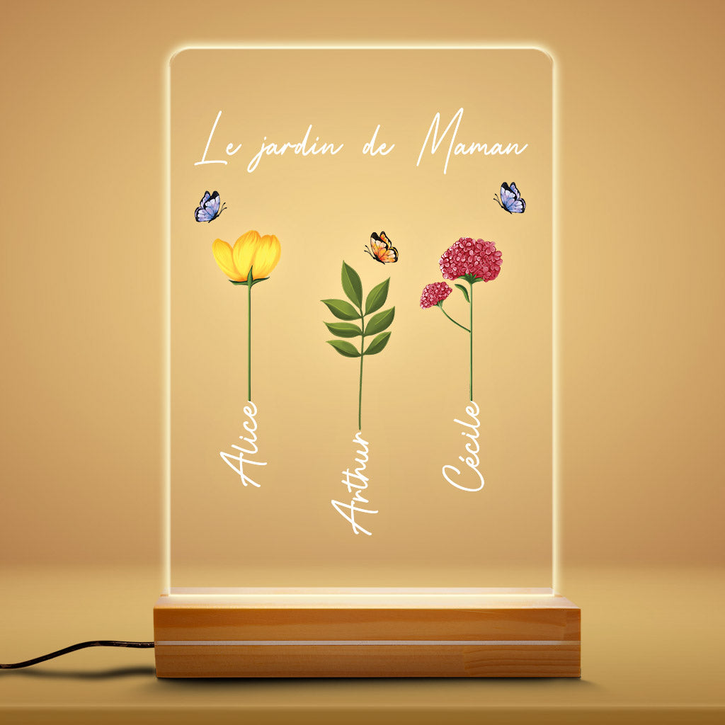 0784LFR1 Cadeau Personnalise Veilleuse LED 3D Jardin Mamie Maman_b2d9968d 468b 4341 bd60 c4490d276003