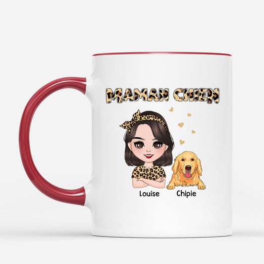 0815MFR2 Cadeau Personnalise Mug Chien Amoureux des Chiens_a12aba44 b280 4b95 9e1b f8267314988f