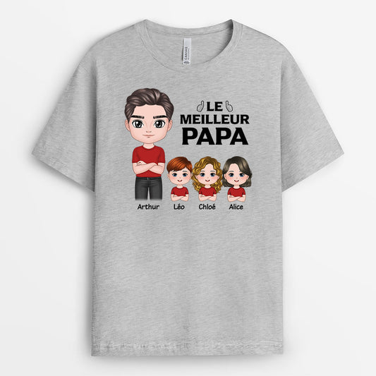 0824AFR1 Cadeau Personnalise T shirt Meilleur Papi Papa_b8a64a49 b4be 47cb a3bd 1d0bd48bbb86