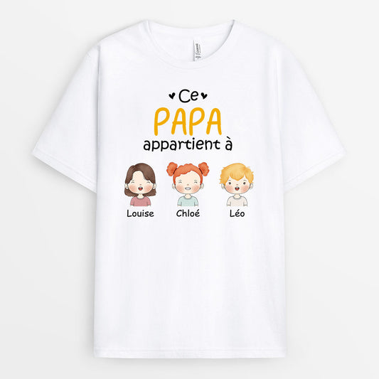 0827AFR1 Cadeau Personnalise T shirt Papa Papi_958c5804 fc55 49dc 9eb2 9f57f6a994e1