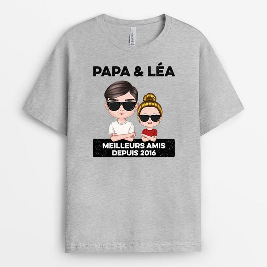 0832AFR2 Cadeau Personnalise T shirt Enfants Papi Papa_9f3ace7c 9a40 44b5 8e05 d97c1fe64c3f