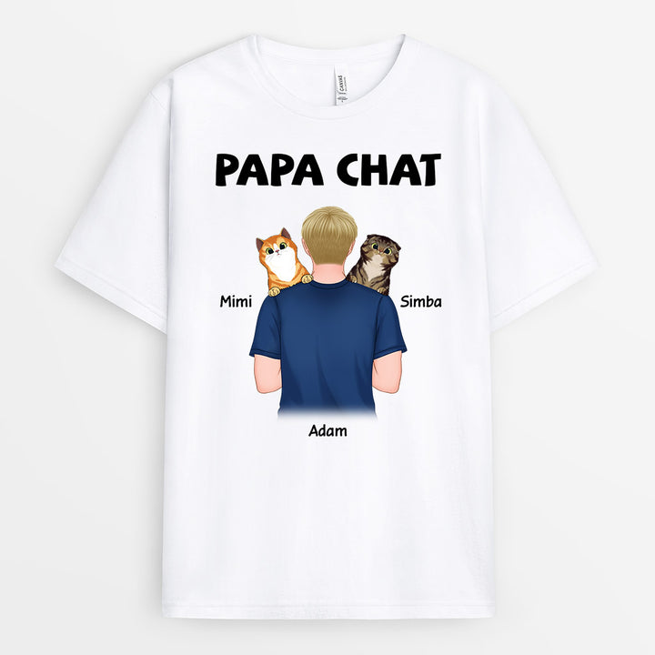 Kiddle-Design Tasse pour propriétaire de chat - Rose - Cadeau personnalisé - Pour les amoureux des chats - Motif chat - Avec inscription en allemand - 3 chats