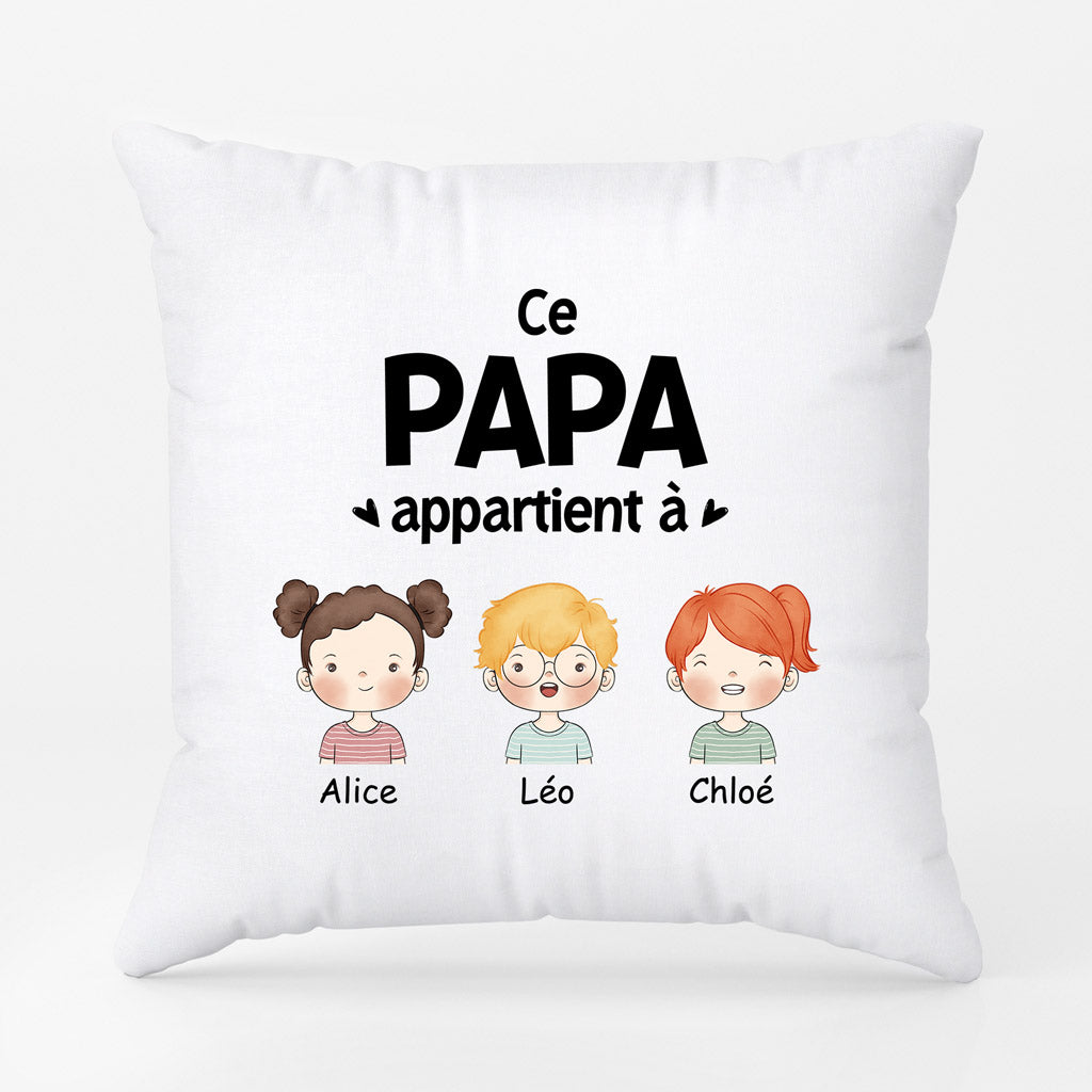 0840PFR1 Cadeau Personnalise Coussin Papa Papi_f608e501 6a90 4470 97ea 7083c078c369