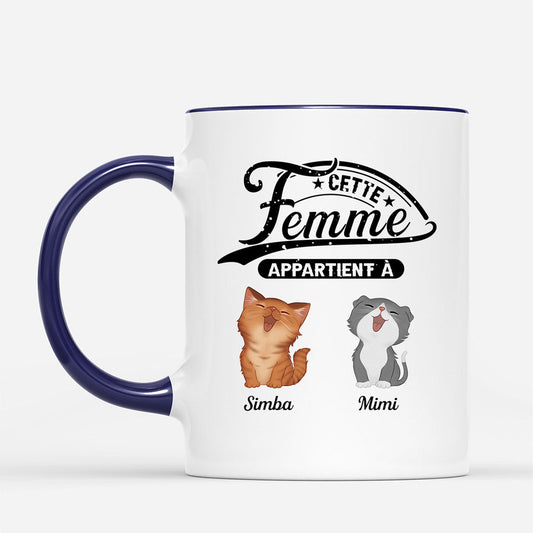 0843MFR2 Cadeau Personnalise Mug Chat Amoureux des Chats_c3a5244c 1142 4a90 b87f 60202e3bff08