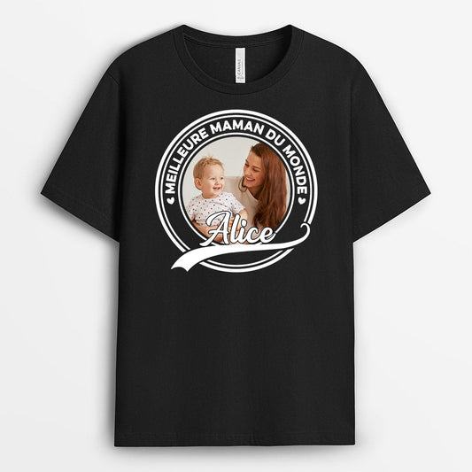 0853AFR1 Cadeau Personnalise T shirt Meilleur Mamie Maman_e7286c83 4ec8 4ae0 a831 e9d97184306d