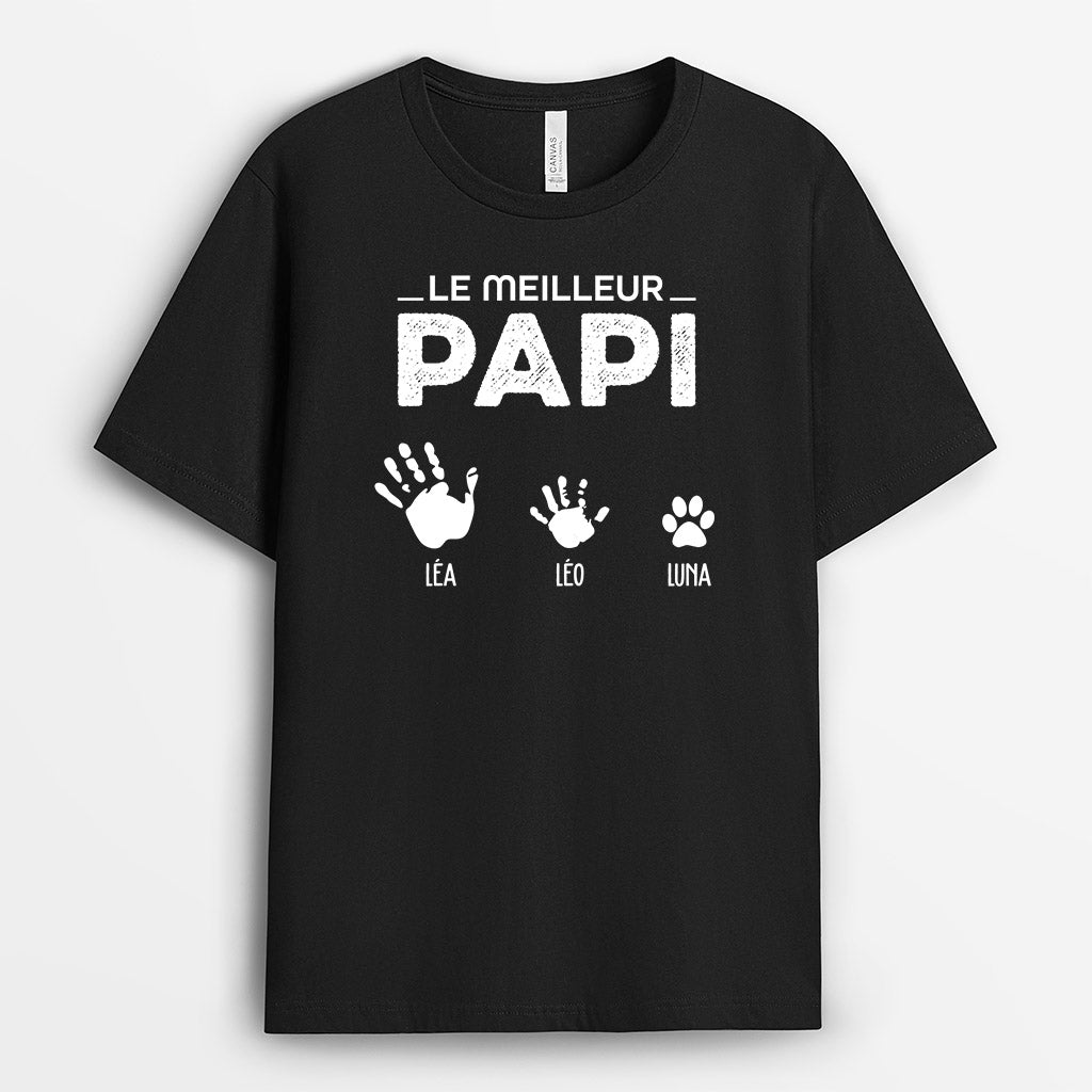 0854AFR3 Cadeau Personnalise T shirt Meilleur Papi Papa_8b9c7ba0 02b5 43fa a03c 0f5dbe4a4cbe