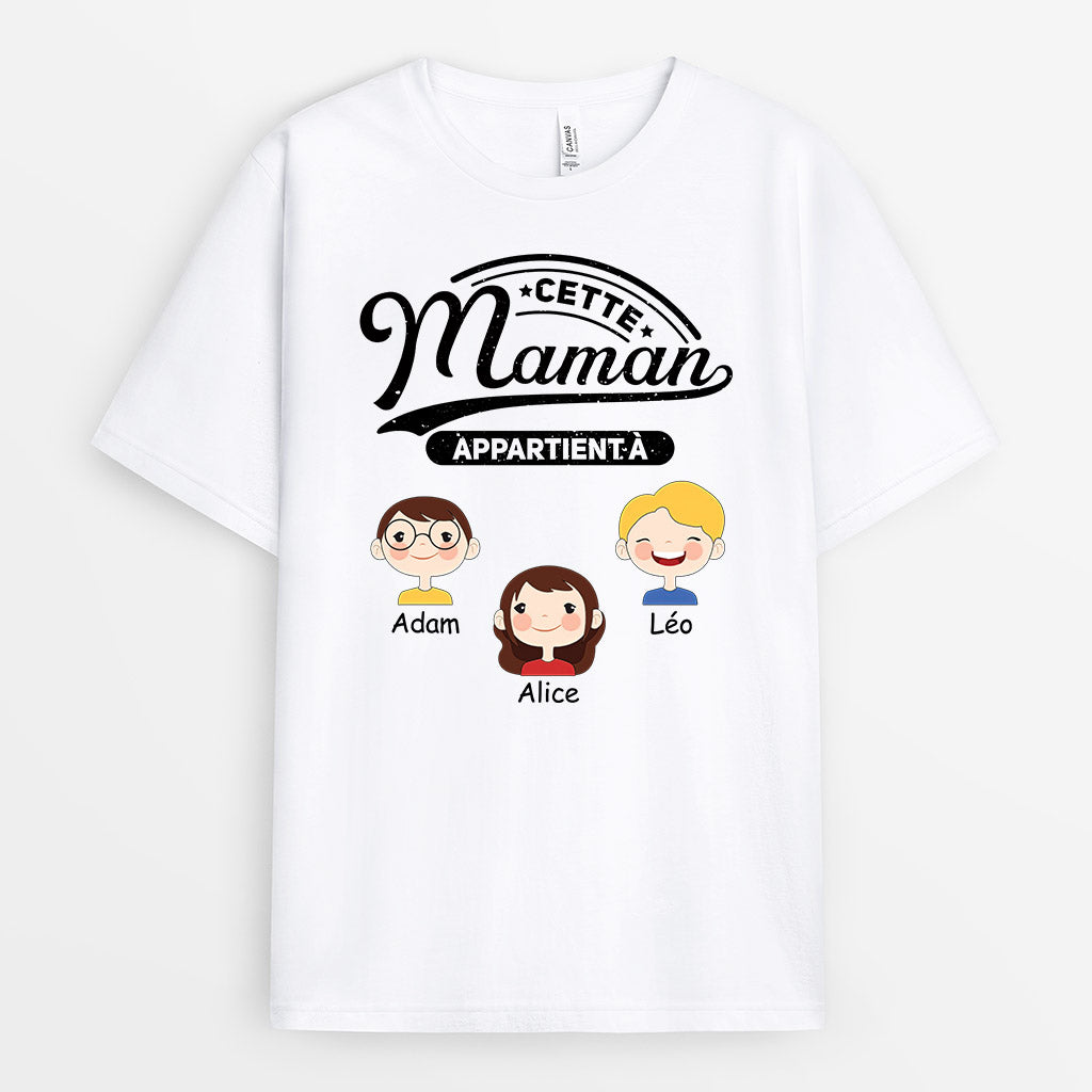 0856AFR1 Cadeau Personnalise T shirt Mamie Maman_b4150e95 9933 42a7 a5f4 72c7d57780e0