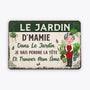 0864EFR2 Cadeau Personnalise Plaque Jardin Ame Maman Mamie