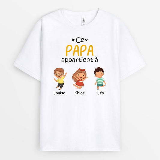 0865AFR1 Cadeau Personnalise T shirt Papy Papa_5a18af0b fd9a 4b13 a0d8 f3b33abfe323