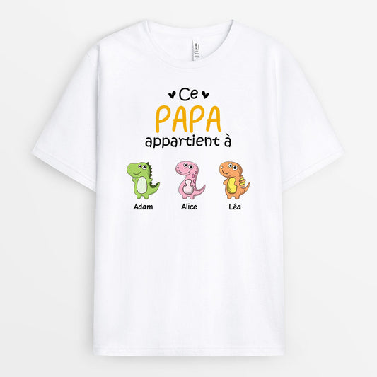 0879AFR1 Cadeau Personnalise T shirt Papy Papa_72d4a9a1 3f4a 4560 9270 2ece3642be0f