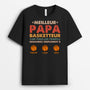 0881AFR2 Cadeau Personnalise T shirt Basketteur Papy Papa