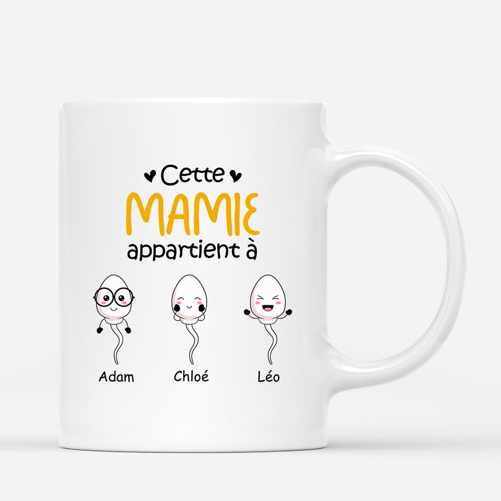 0885MFR1 Cadeau Personnalise Mug Mamie Maman