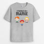 0897AFR2 Cadeau Personnalise T shirt Bonheur Maman Mamie