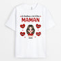 0911AFR2 Cadeau Personnalise T shirt Bonheur Maman Mamie